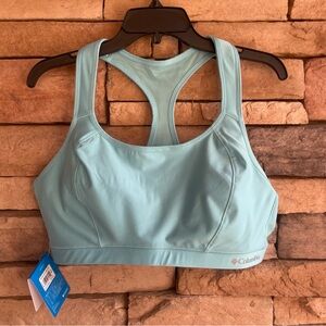 Columbia blue high impact Sports Bra NWT XL
